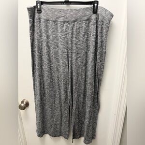 Cacique Heather Gray Wide Leg Women's Pants